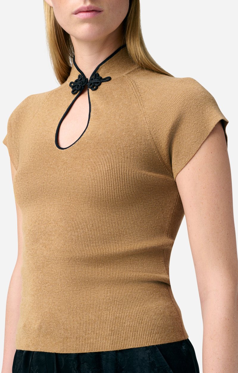 Pull Giulia En coton et laine m&eacute;lang&eacute; VANESSA BRUNO