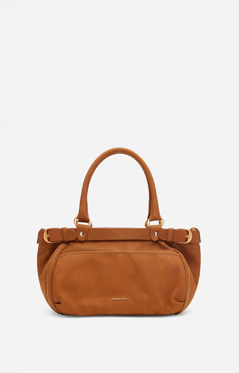 Petit Sac Lune En Cuir Nubuck En Cuir De Vachette Nubuck L&eacute;g&egrave;rement Grain&eacute; VANESSA BRUNO