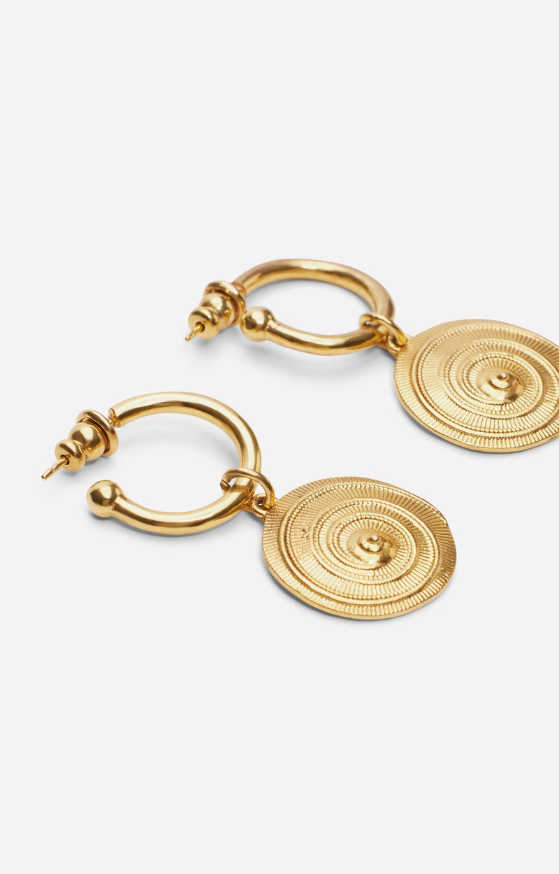 Boucles D'Oreilles Guillerme En Laiton Dor&eacute; VANESSA BRUNO