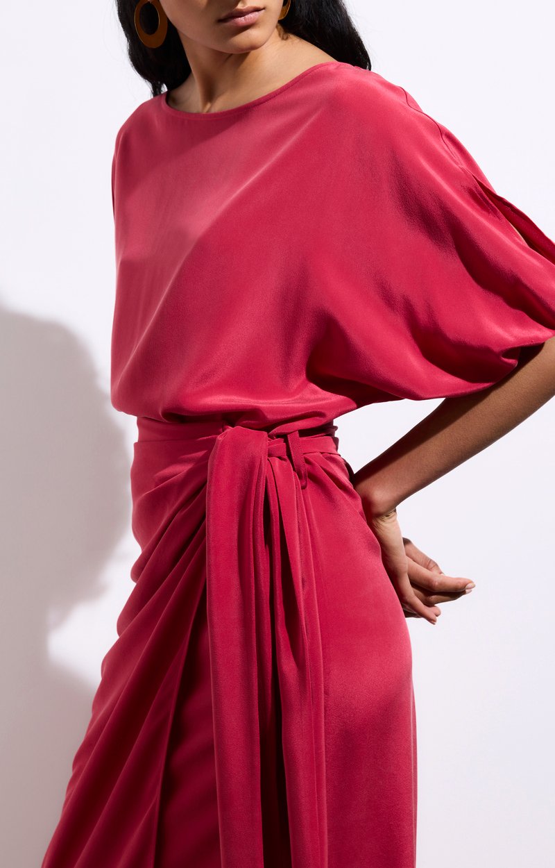 Robe Hibiscus En 100% Soie VANESSA BRUNO