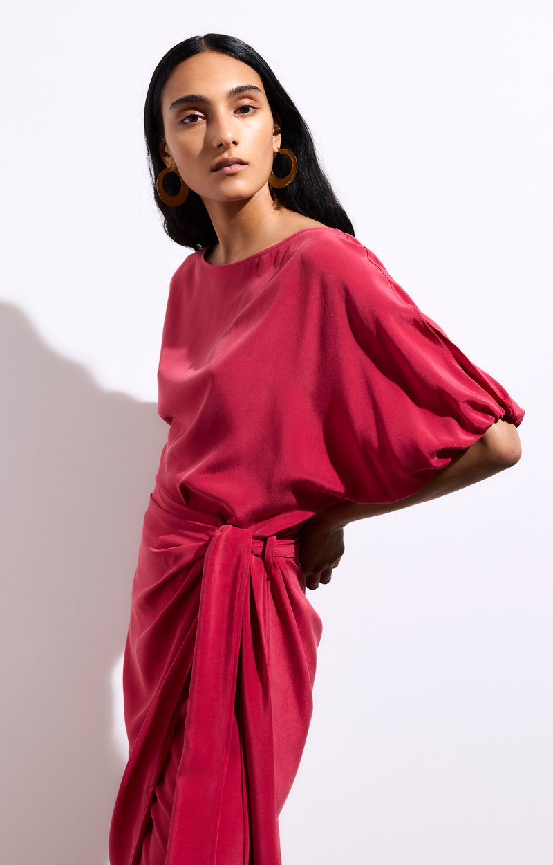 Robe Hibiscus En 100% Soie VANESSA BRUNO