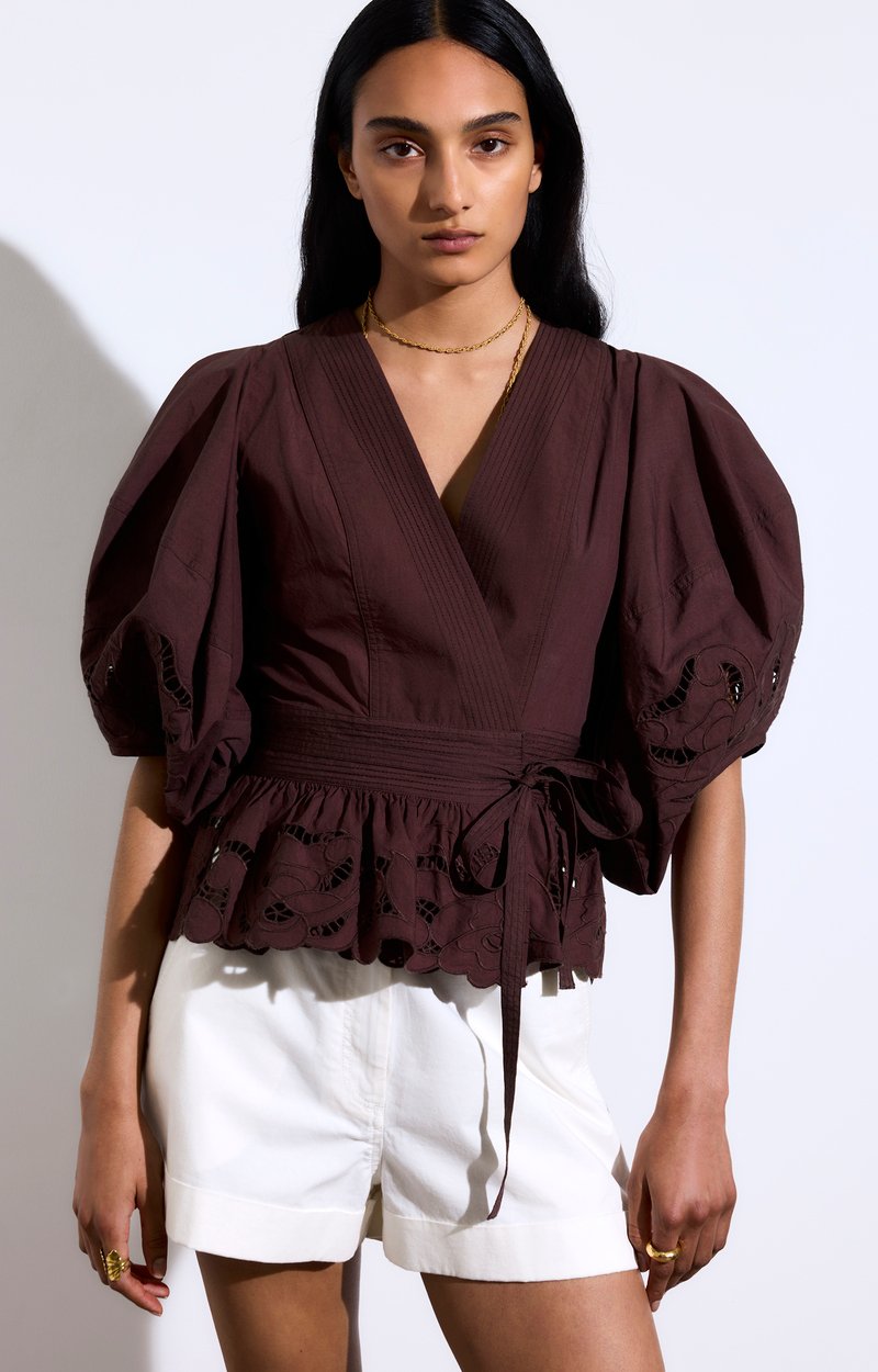 Blouse Gunner En Coton & Broderie VANESSA BRUNO