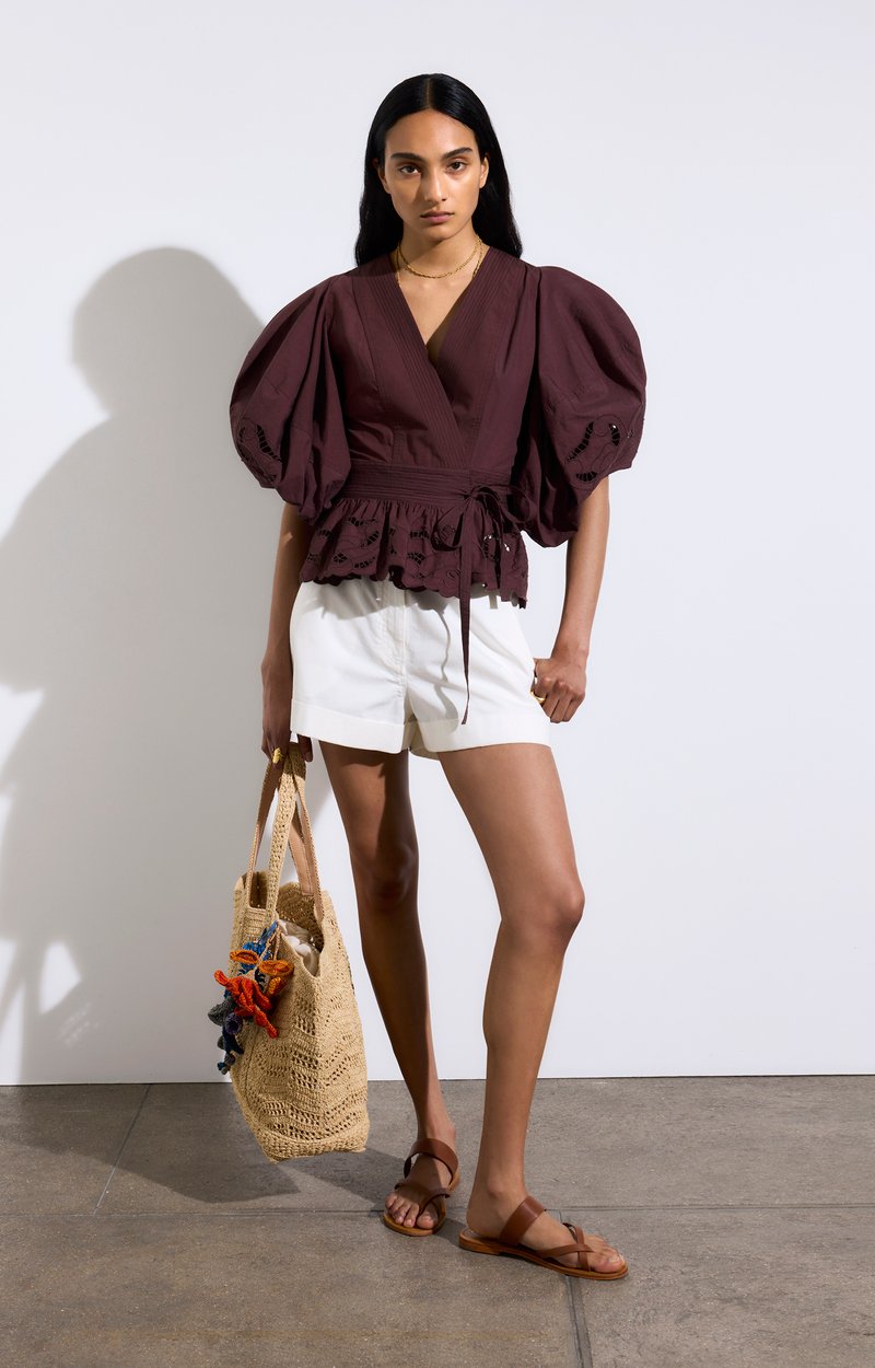 Blouse Gunner En Coton & Broderie VANESSA BRUNO