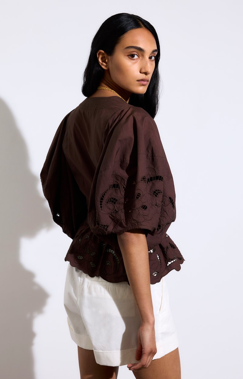 Blouse Gunner En Coton & Broderie VANESSA BRUNO