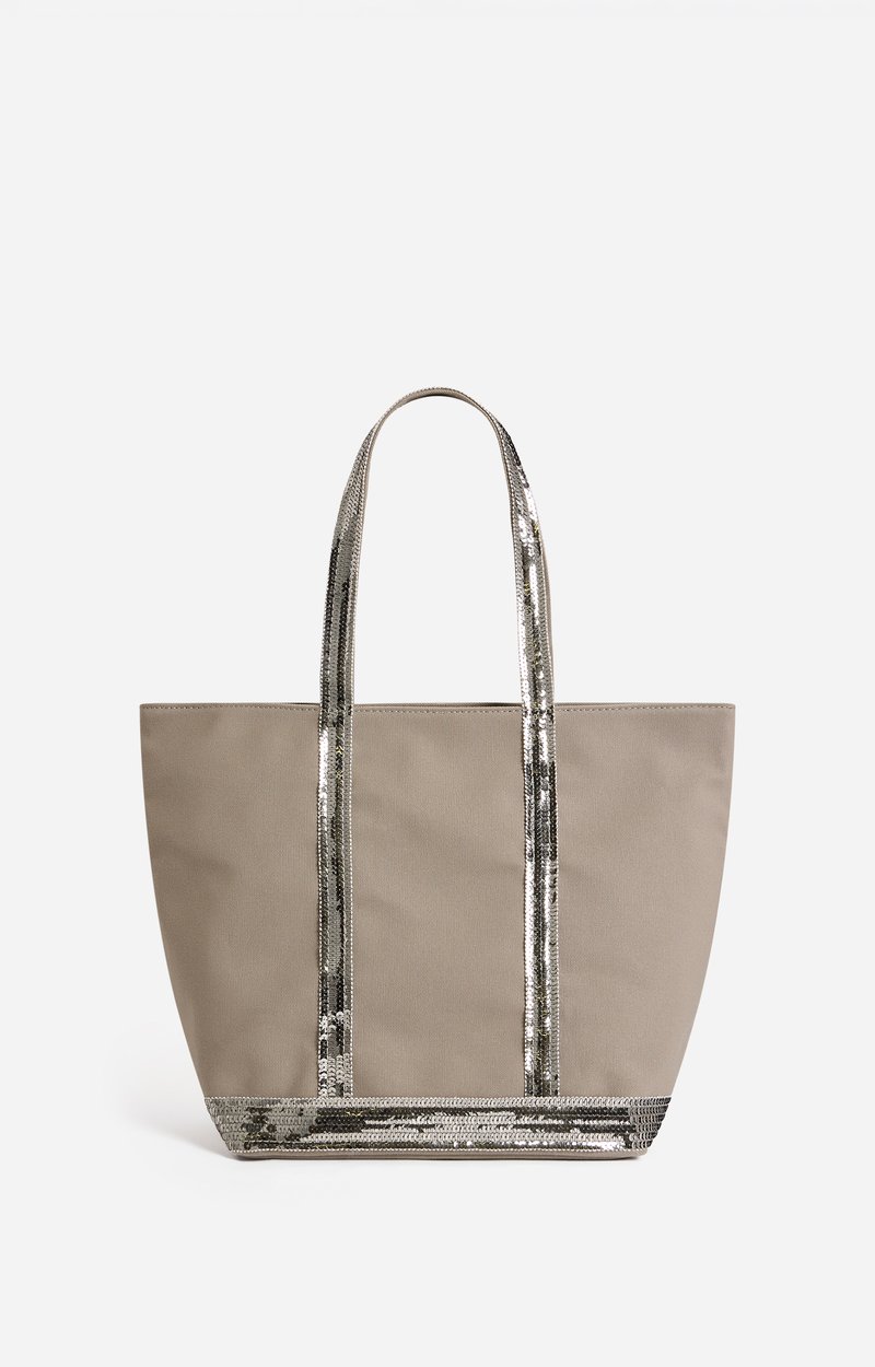 Cabas M Zipp&eacute; En Toile Made In France, Port&eacute; &eacute;paule VANESSA BRUNO