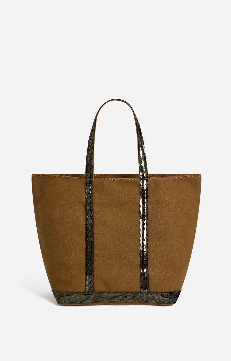 Cabas L Zipp&eacute; En Toile Made In France, Port&eacute; &eacute;paule VANESSA BRUNO