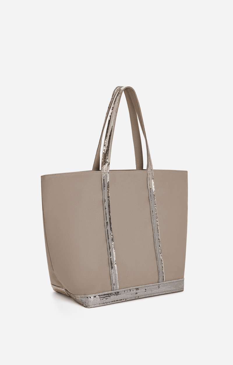 Cabas L Zipp&eacute; En Toile Made In France, Port&eacute; &eacute;paule VANESSA BRUNO