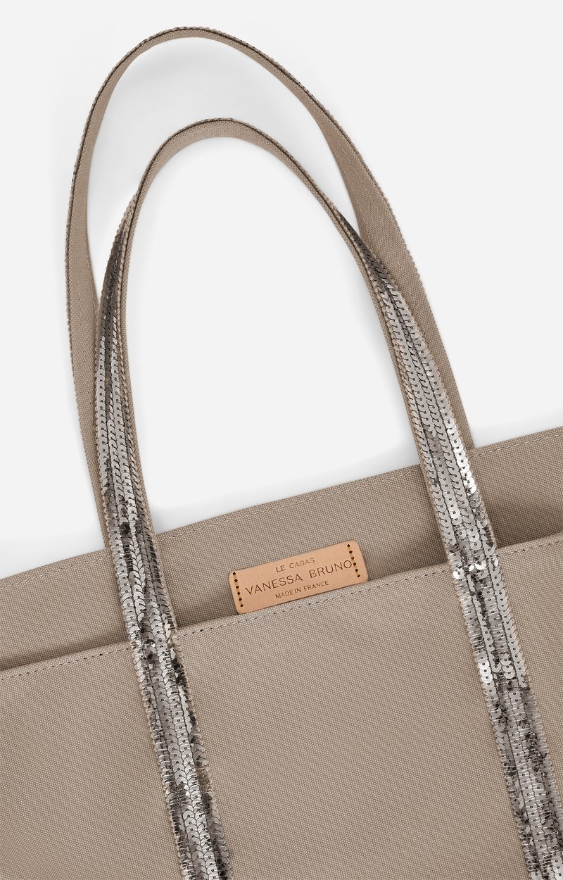 Cabas L Zipp&eacute; En Toile Made In France, Port&eacute; &eacute;paule VANESSA BRUNO