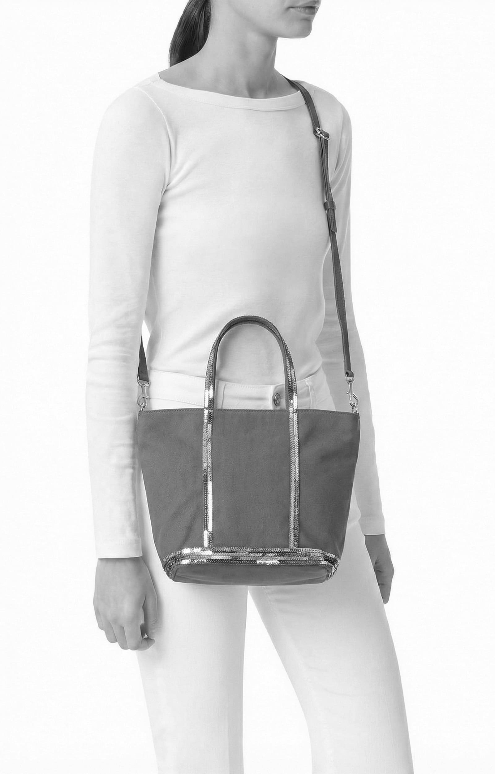 Cabas S Zipp&eacute; En Toile Made In France, Sac Bandouli&egrave;re VANESSA BRUNO