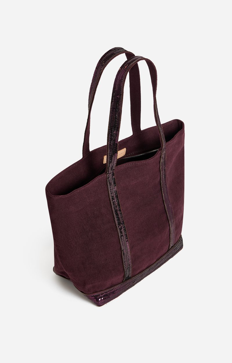 Cabas M Zipp&eacute; En Lin Made In France, Port&eacute; &eacute;paule VANESSA BRUNO
