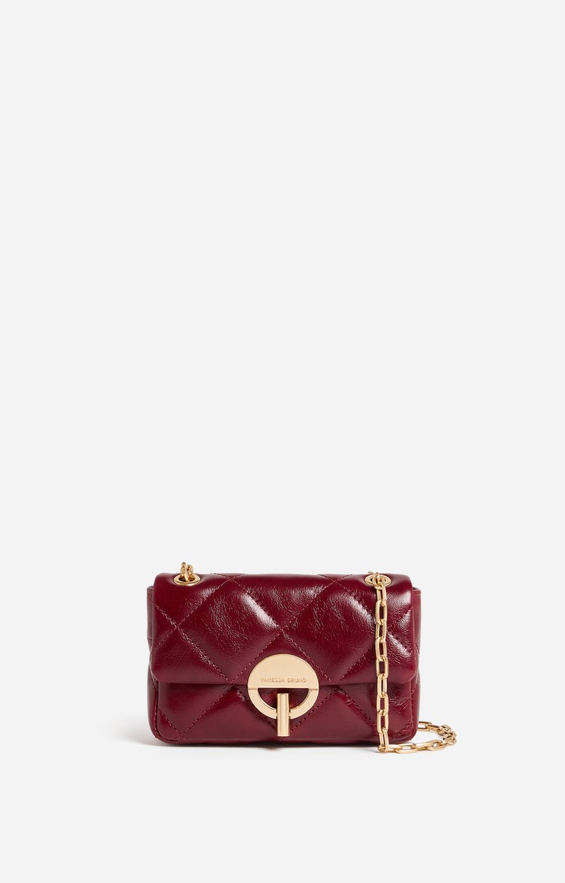 Petit Sac Moon En Cuir Craquel&eacute; Cuir craquel&eacute;, fermoir dor&eacute;, Made In Italie VANESSA BRUNO