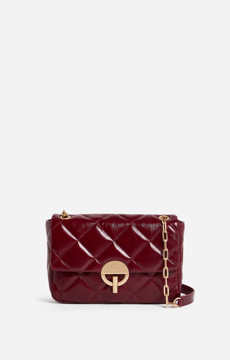 Grand Sac Moon En Cuir Craquel&eacute; Cuir craquel&eacute; matelass&eacute;, Made In Italie VANESSA BRUNO