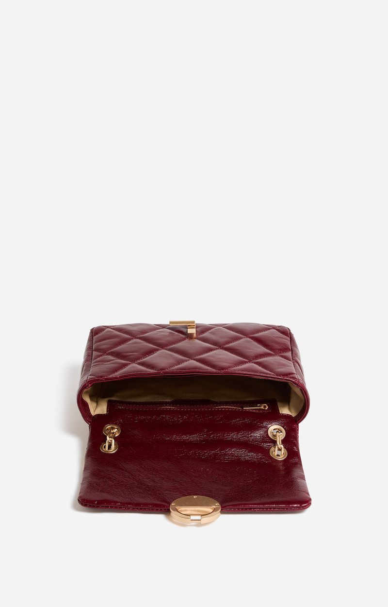 Grand Sac Moon En Cuir Craquel&eacute; Cuir craquel&eacute; matelass&eacute;, Made In Italie VANESSA BRUNO