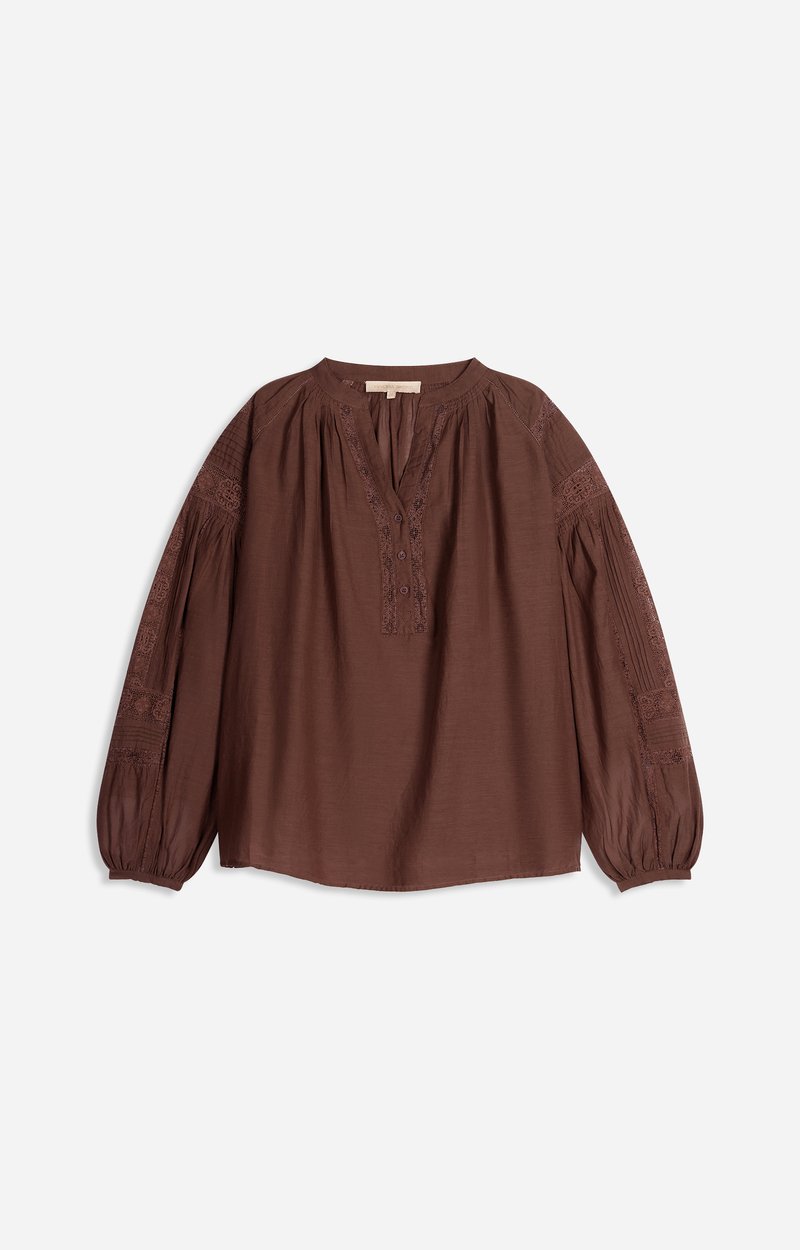 Blouse Brod&eacute;e Nipoa Coton, dentelle et broderies artisanales VANESSA BRUNO