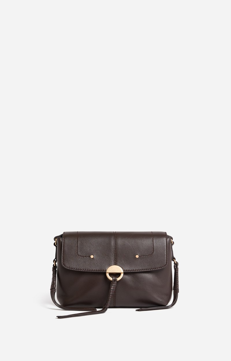 Petit Sac Othilia En Cuir Cuir agneau et vachette, double rabat VANESSA BRUNO