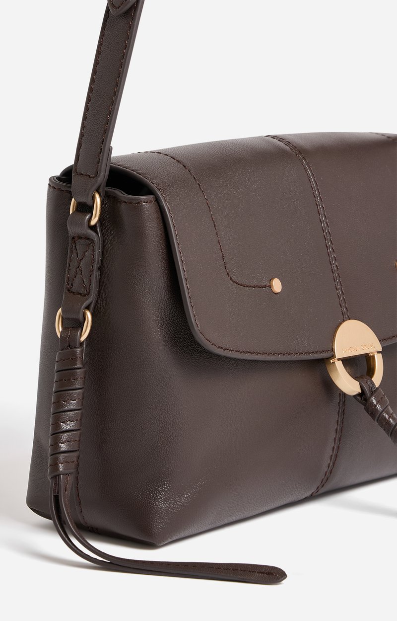 Petit Sac Othilia En Cuir Cuir agneau et vachette, double rabat VANESSA BRUNO