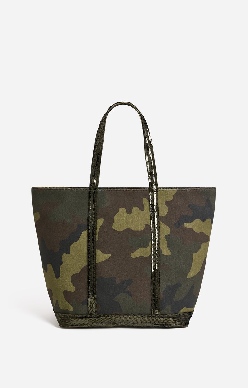 Cabas L Zipp&eacute; En Toile Made In France, Port&eacute; &eacute;paule VANESSA BRUNO