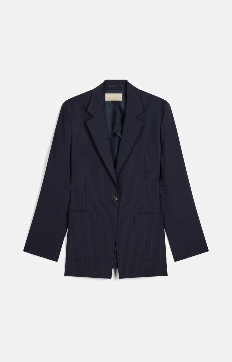 Veste Caline Veste tailleur en flanelle, coloris marine VANESSA BRUNO