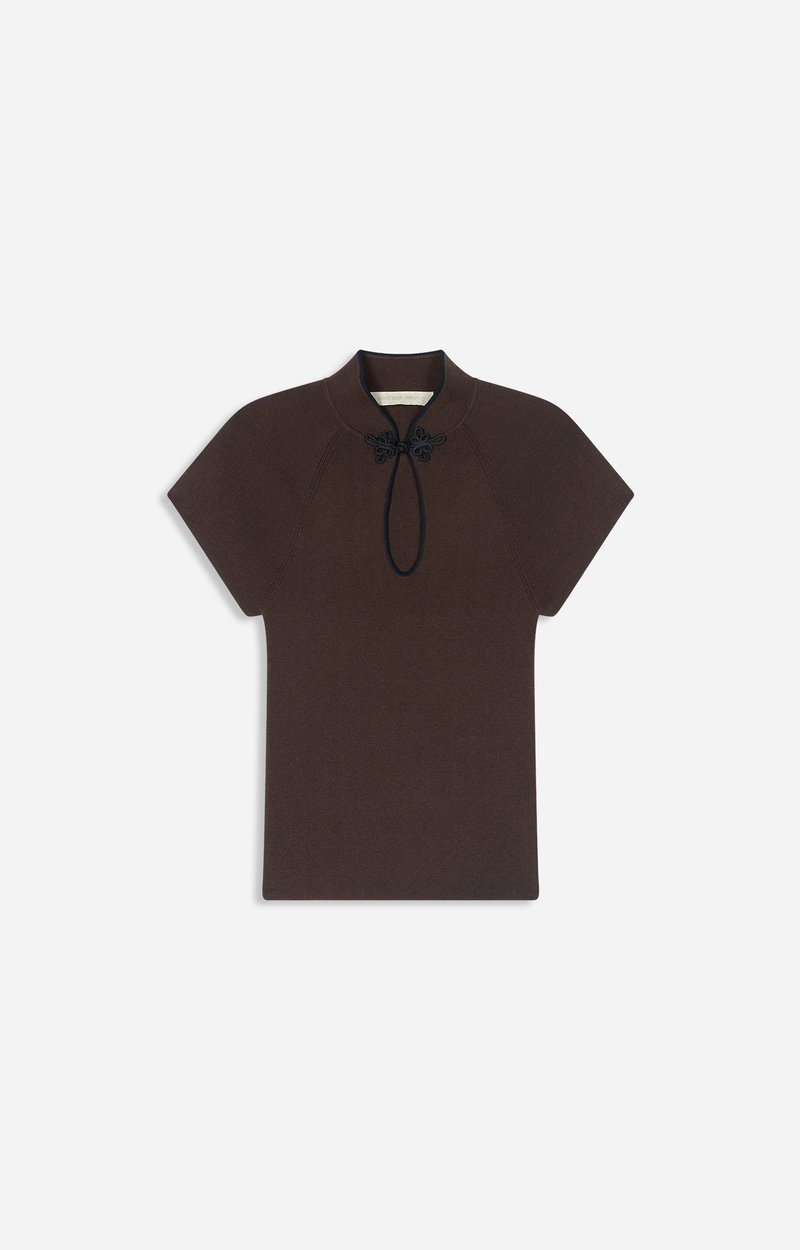 Top Giulia Top maille, col d&eacute;coupe goutte VANESSA BRUNO