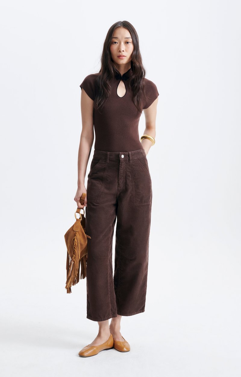 Top Giulia Top maille, col d&eacute;coupe goutte VANESSA BRUNO