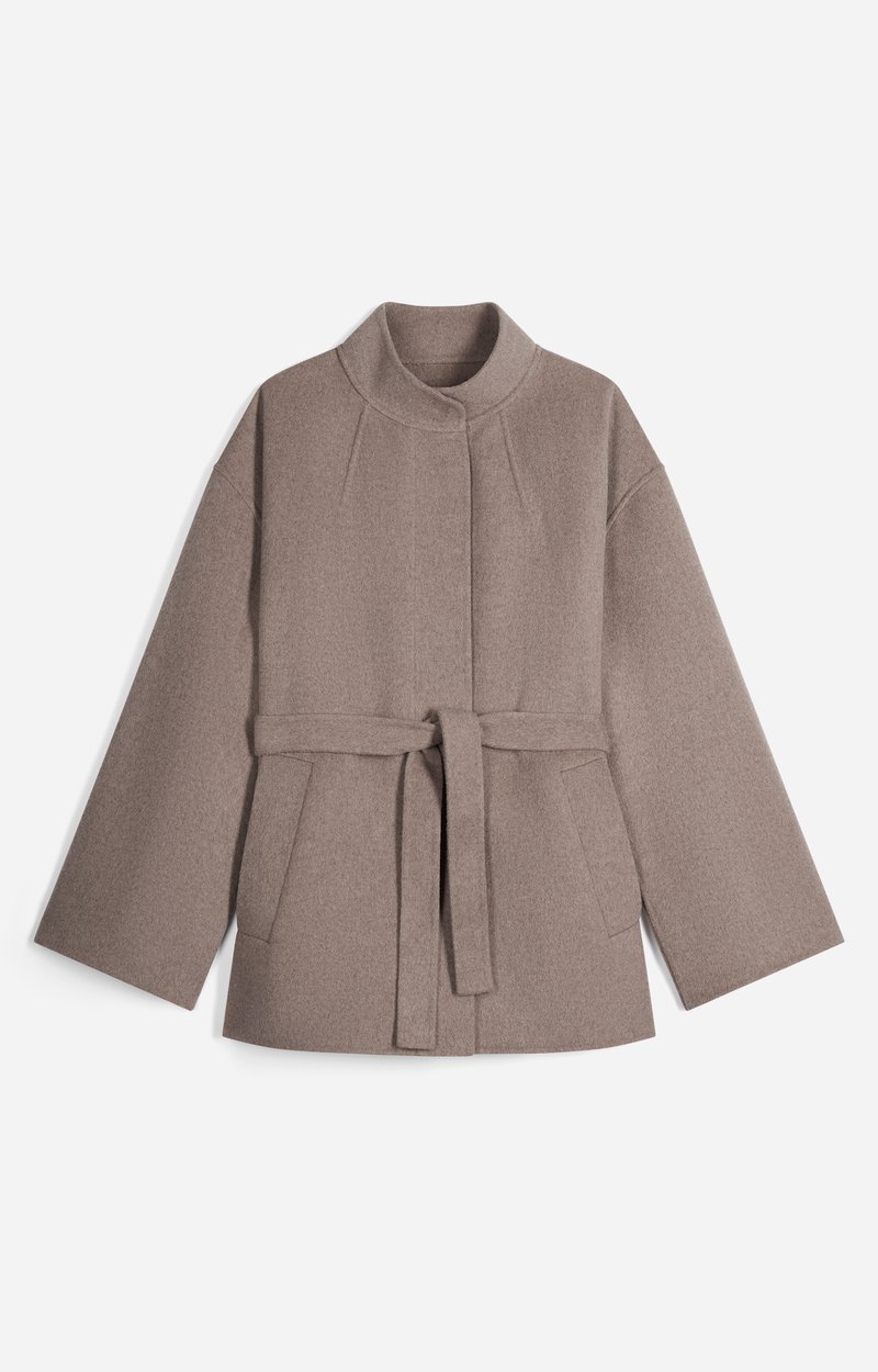 Manteau Hara Manteau ceintur&eacute;e en laine double face VANESSA BRUNO