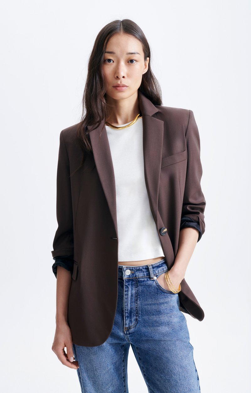 Veste Hilia Veste de tailleur en laine m&eacute;lang&eacute;e VANESSA BRUNO