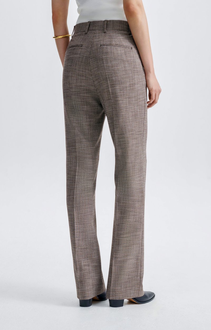 Pantalon Hajar Pantalon droit fa&ccedil;on tailleur, coloris marron VANESSA BRUNO