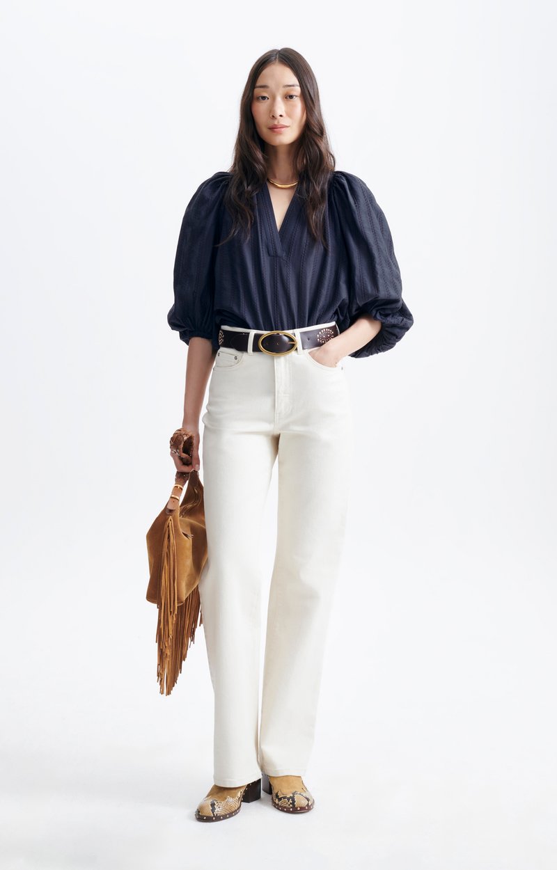 Blouse Bell Blouse boh&egrave;me en coton VANESSA BRUNO