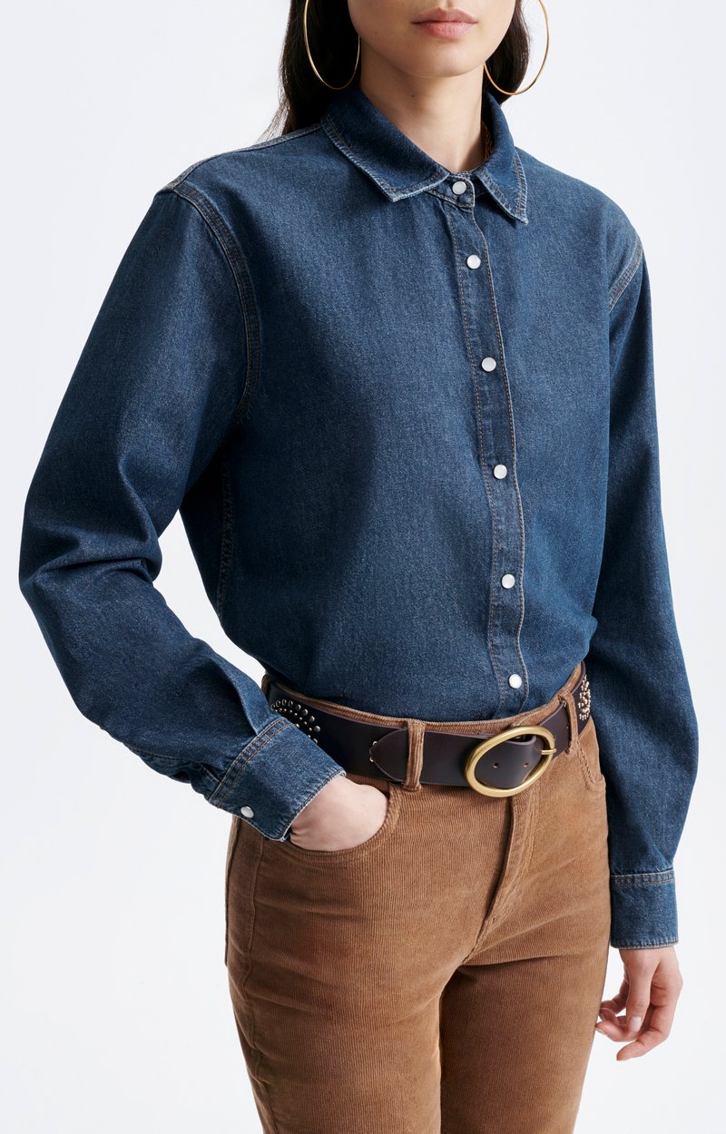 Chemise Gigi Chemise en denim de coton VANESSA BRUNO