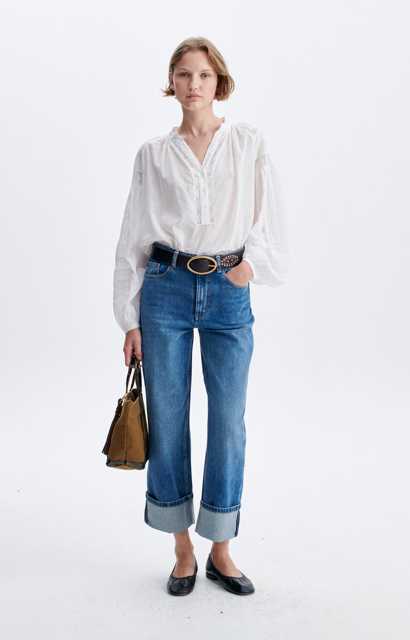 Jean Geronimo Jean cropped droit en coton biologique VANESSA BRUNO