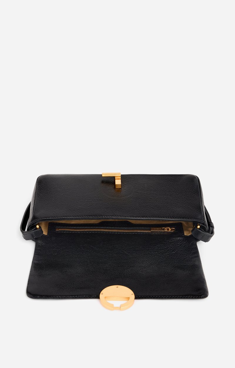 Sac Moon Baguette En Cuir Version baguette du Moon, anse cuir VANESSA BRUNO