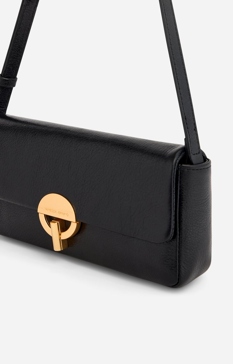 Sac Moon Baguette En Cuir Version baguette du Moon, anse cuir VANESSA BRUNO