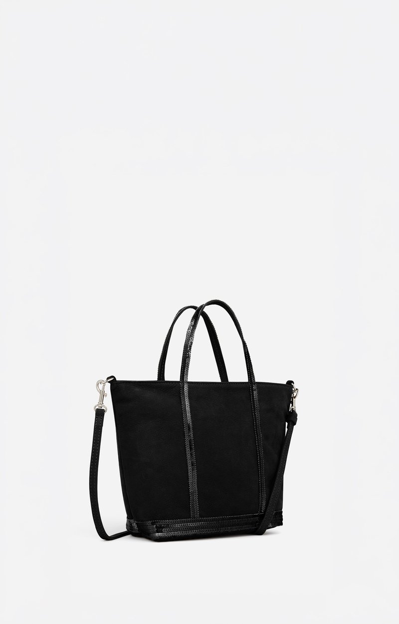Cabas S Zipp&eacute; en Cuir Nubuck En cuir, finitions sequins VANESSA BRUNO