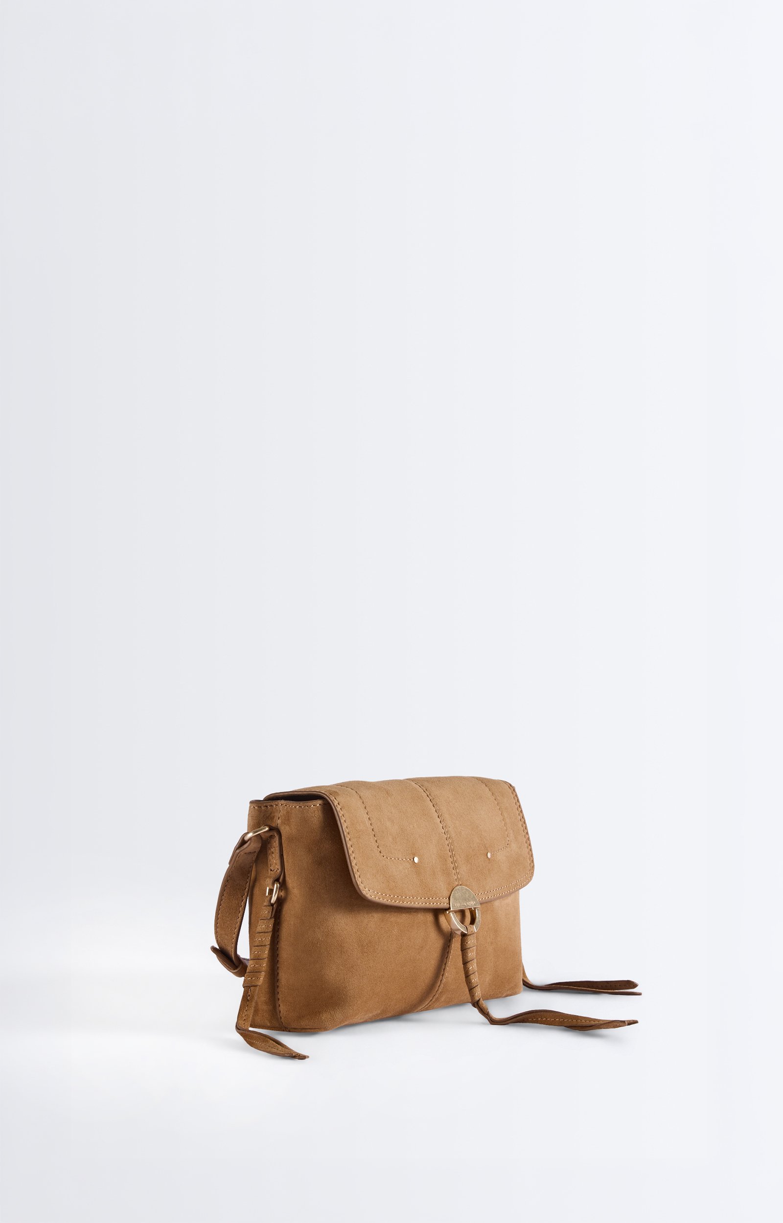 Petit Sac Othilia En Cuir En cuir de ch&egrave;vre, bandouli&egrave;re r&eacute;glable VANESSA BRUNO