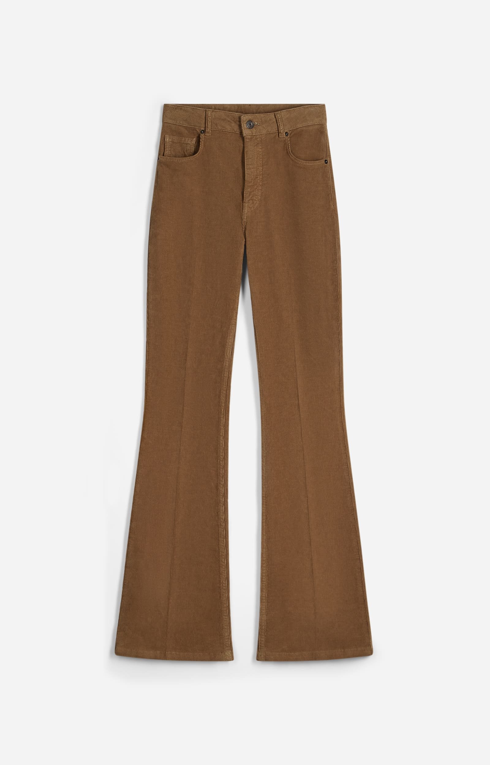 Pantalon Ethan Pantalon flare en velours c&ocirc;tel&eacute;, taille haute VANESSA BRUNO