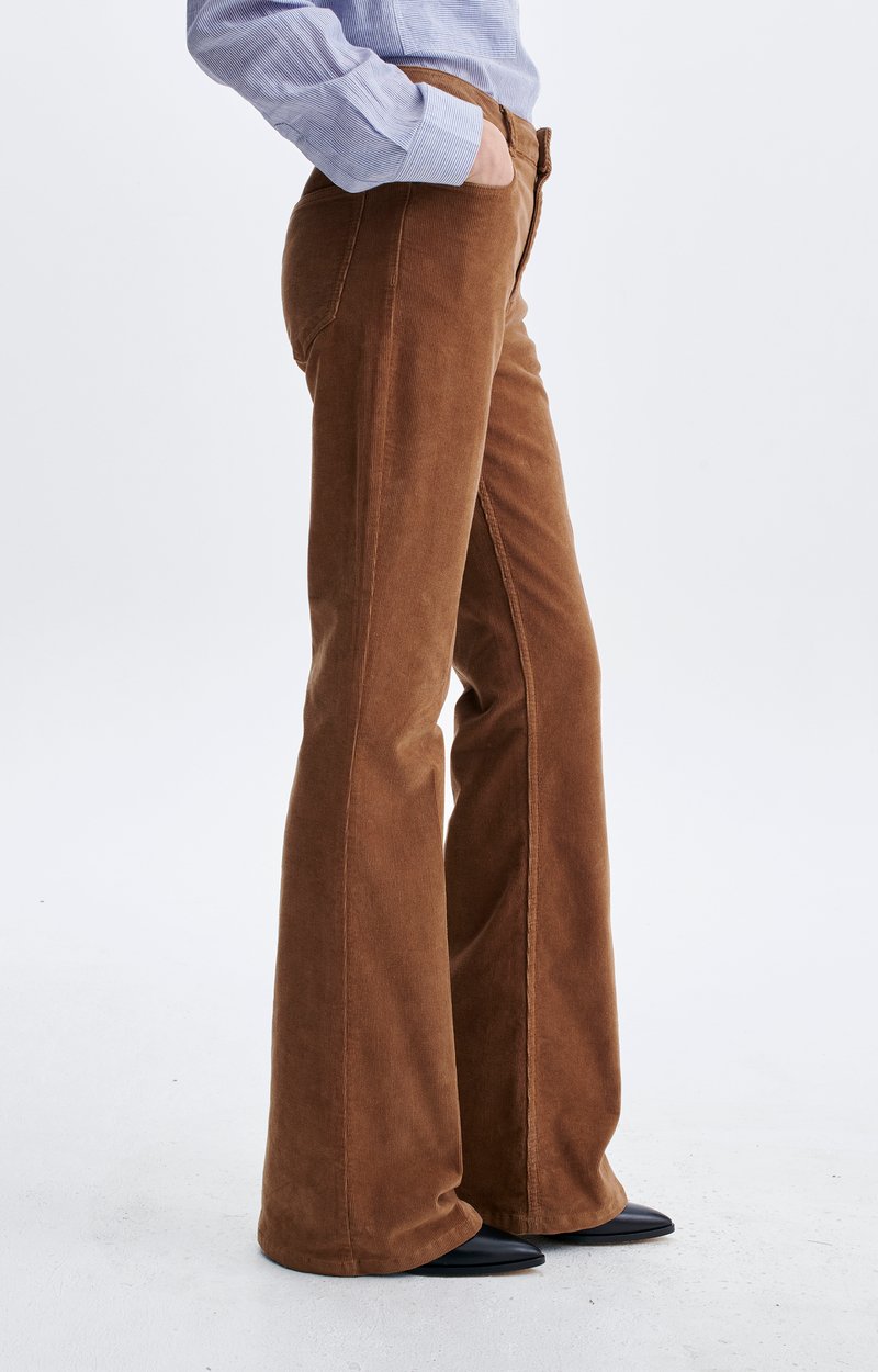 Pantalon Ethan Pantalon flare en velours c&ocirc;tel&eacute;, taille haute VANESSA BRUNO