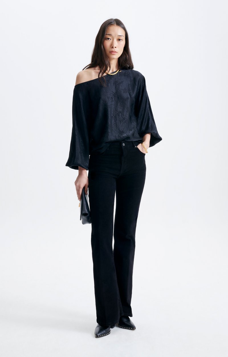 Pantalon Ethan Pantalon flare en velours c&ocirc;tel&eacute;, taille haute VANESSA BRUNO
