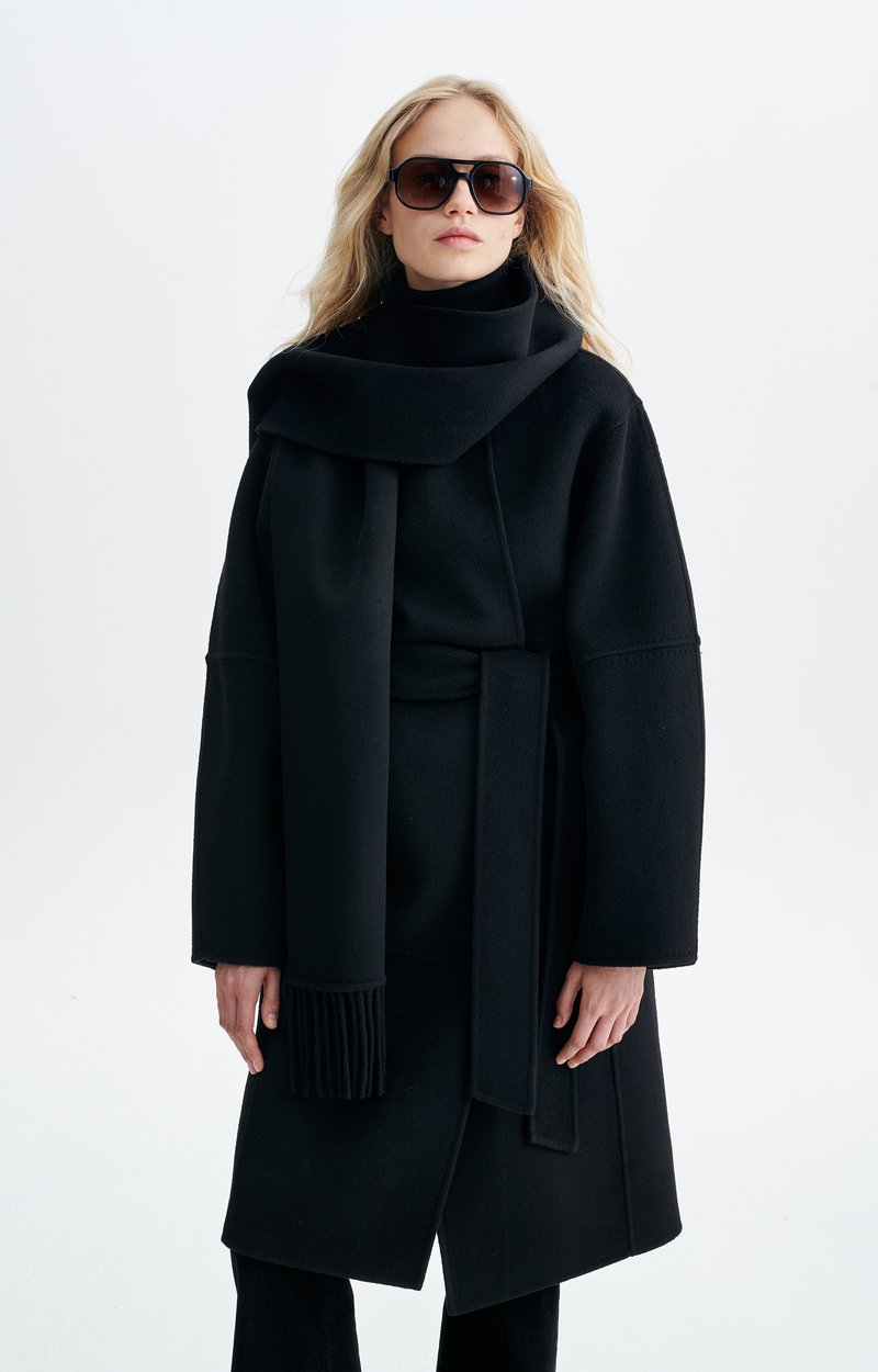 Manteau Helie Manteau &agrave; &eacute;charpe en laine double face VANESSA BRUNO