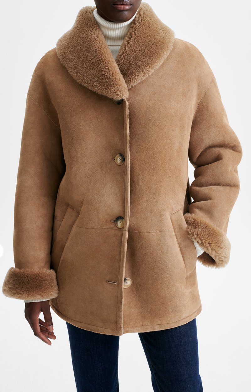 Veste Harlan Veste en peau lain&eacute;e d'agneau VANESSA BRUNO