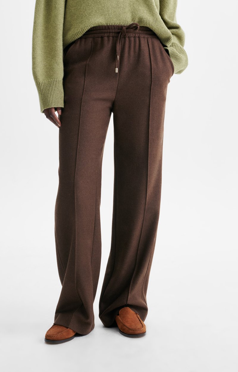 Pantalon Cliff Pantalon large &agrave; pinces, taille &eacute;lastiqu&eacute;e VANESSA BRUNO