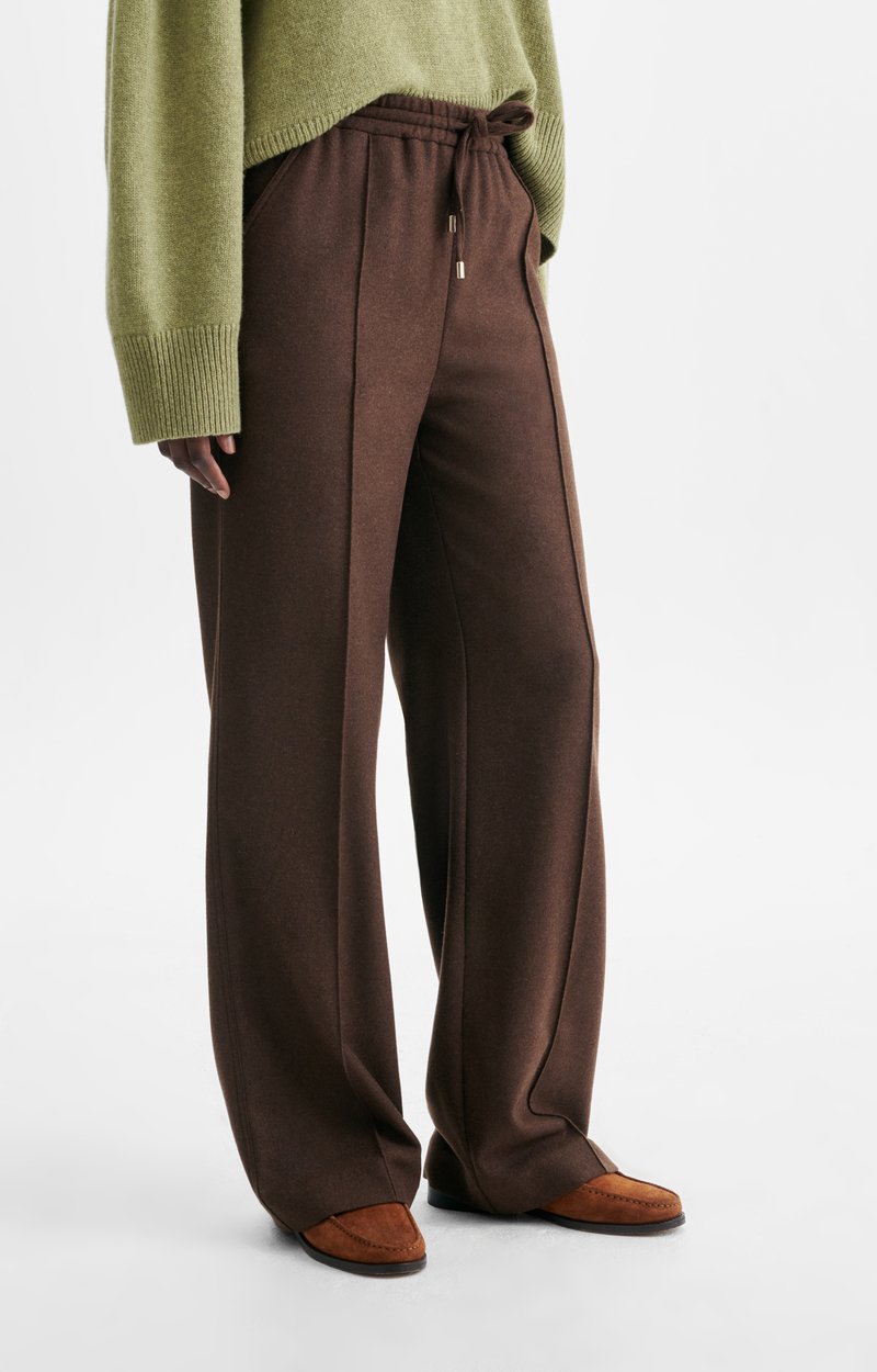 Pantalon Cliff Pantalon large &agrave; pinces, taille &eacute;lastiqu&eacute;e VANESSA BRUNO