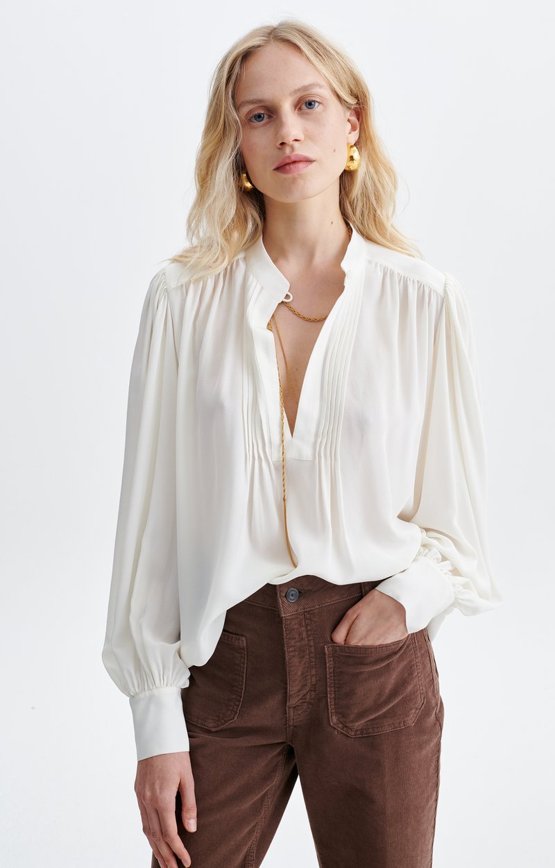 Blouse Helene Blouse en soie col montant VANESSA BRUNO