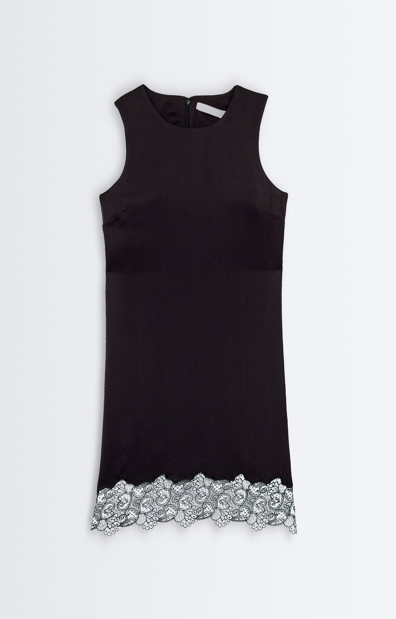 Robe Heza Robe droite sans manches, bas en dentelle VANESSA BRUNO