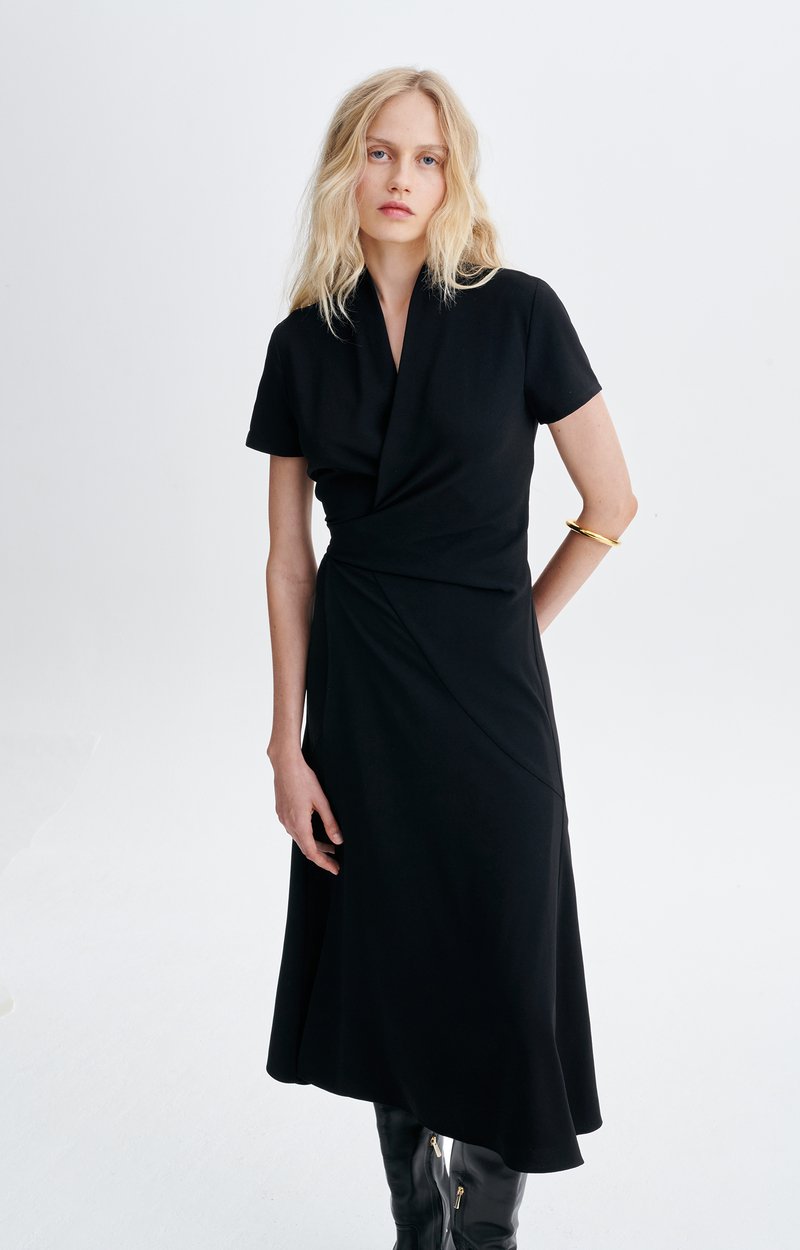 Robe Halima Robe portefeuille longue en cr&ecirc;pe VANESSA BRUNO