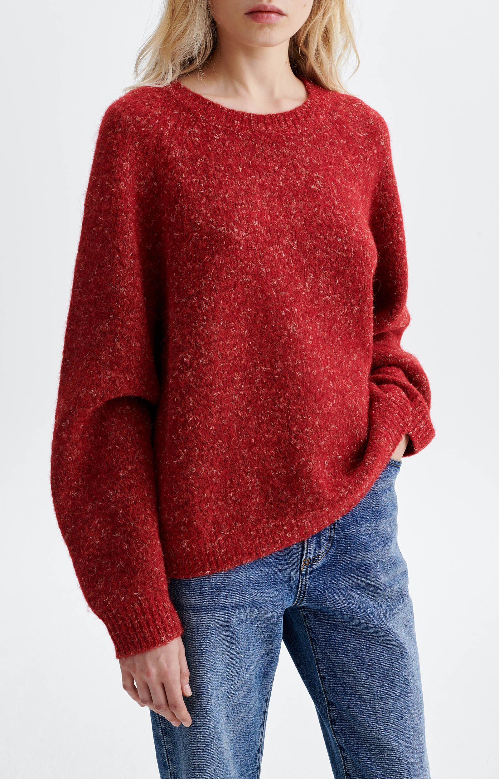 Pull Haig Pull col rond en maille bross&eacute;e VANESSA BRUNO