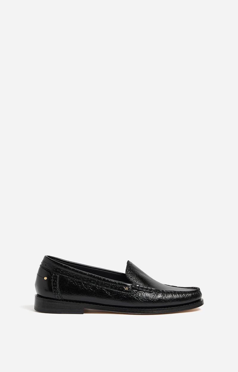 Mocassins En Cuir Souple Mocassin plat en cuir glac&eacute;, talon 20 mm VANESSA BRUNO