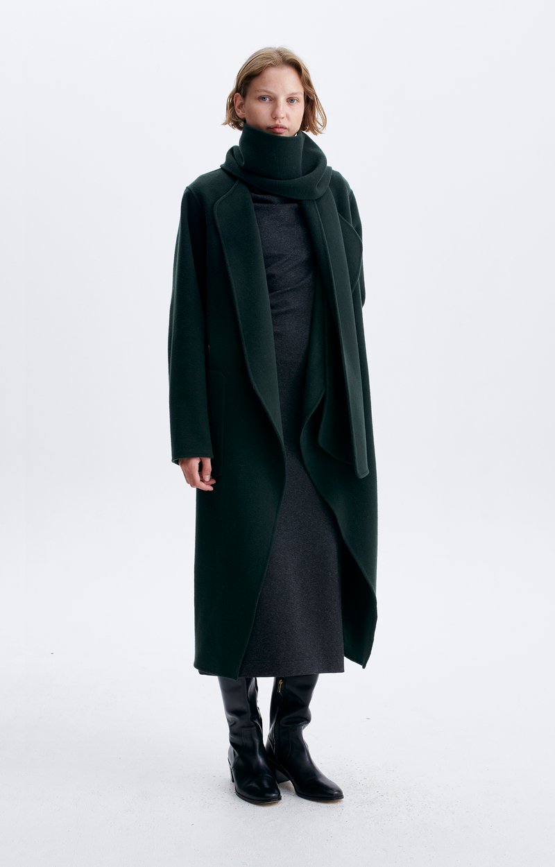 Manteau Valeran Manteau long en laine double face, &eacute;charpe amovible VANESSA BRUNO