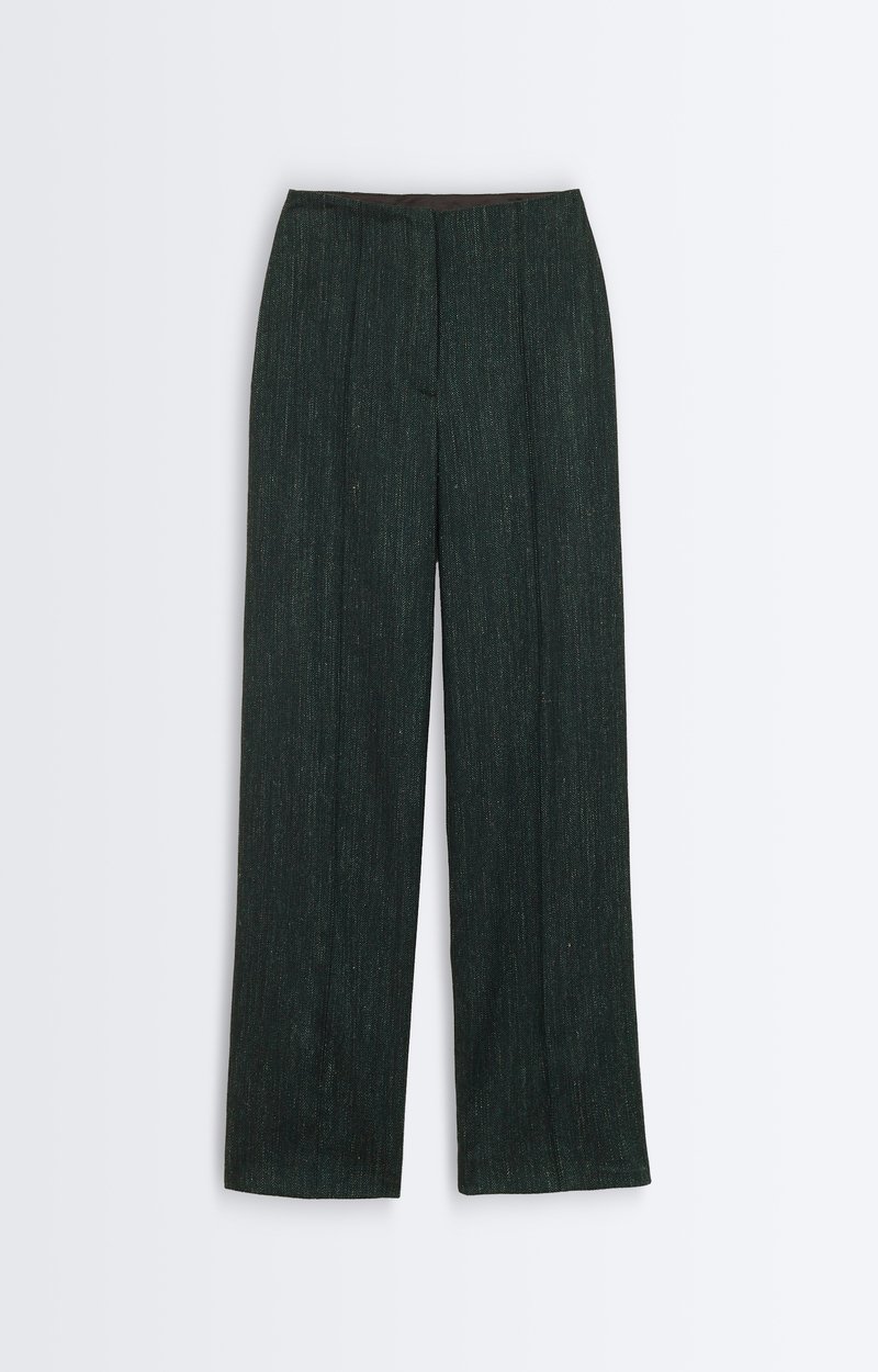 Pantalon Faru Pantalon droit en laine m&eacute;lang&eacute;e, taille haute VANESSA BRUNO