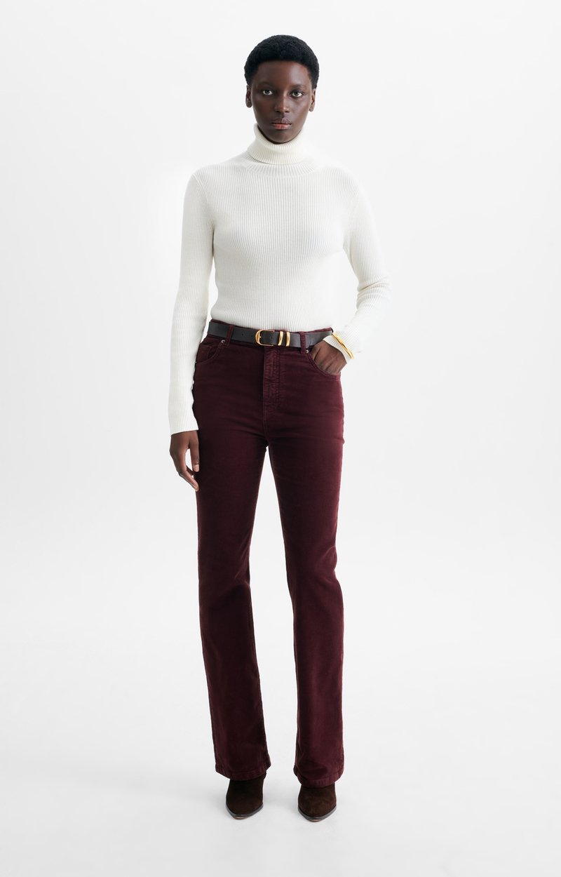 Jean Jerry Jean bootcut en velours c&ocirc;tel&eacute;, taille haute VANESSA BRUNO
