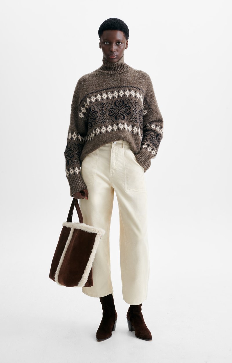 Pull Huguette Pull col montant en jacquard VANESSA BRUNO